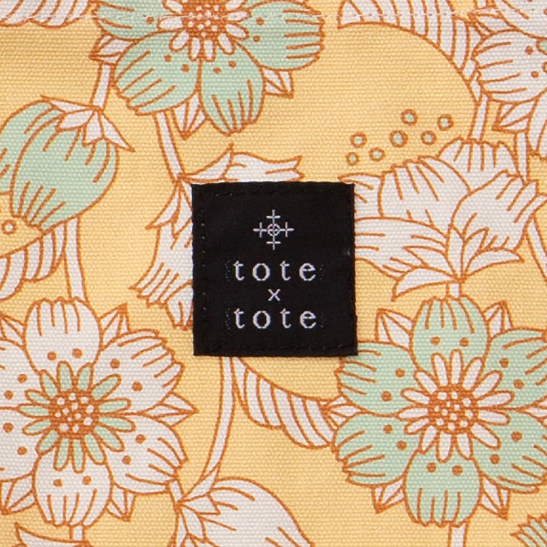 トートバッグ(retoro flower July)