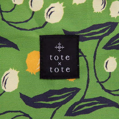 トートバッグ（retoro flower December）