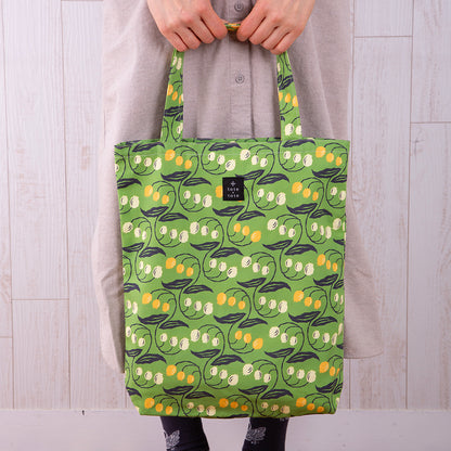 トートバッグ（retoro flower December）