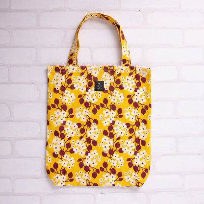 トートバッグ（retoro flower January）