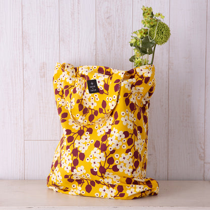 トートバッグ（retoro flower January）