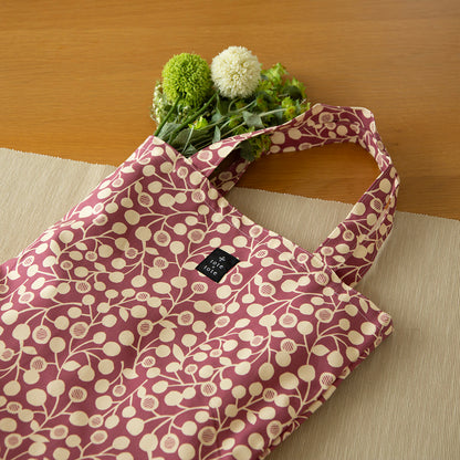トートバッグ（retoro flower February）