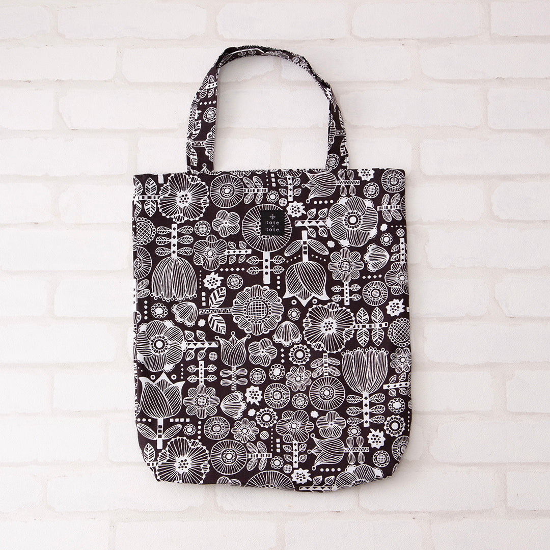 トートバッグ（retoro flower April）