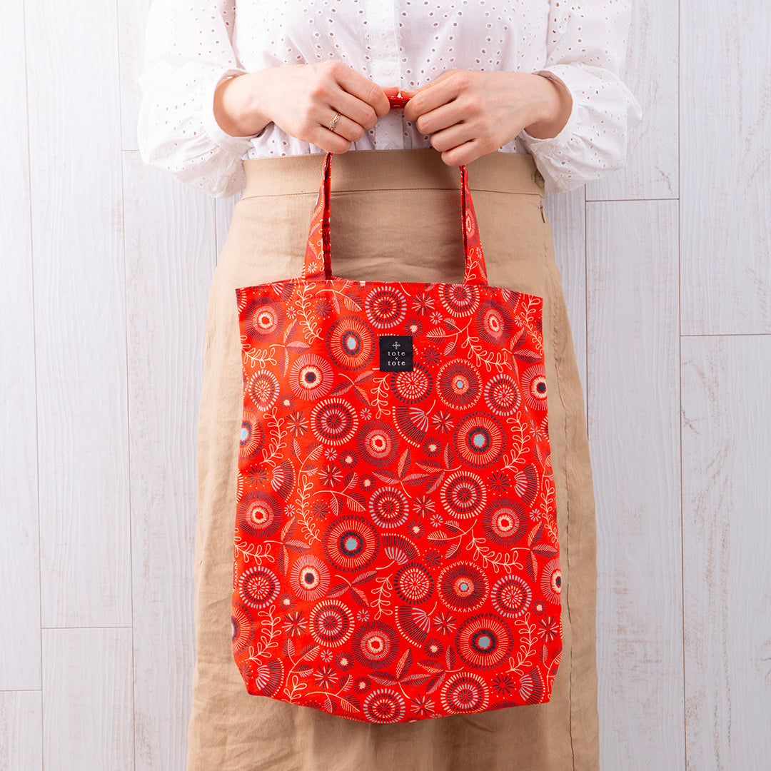 トートバッグ（retoro flower June）