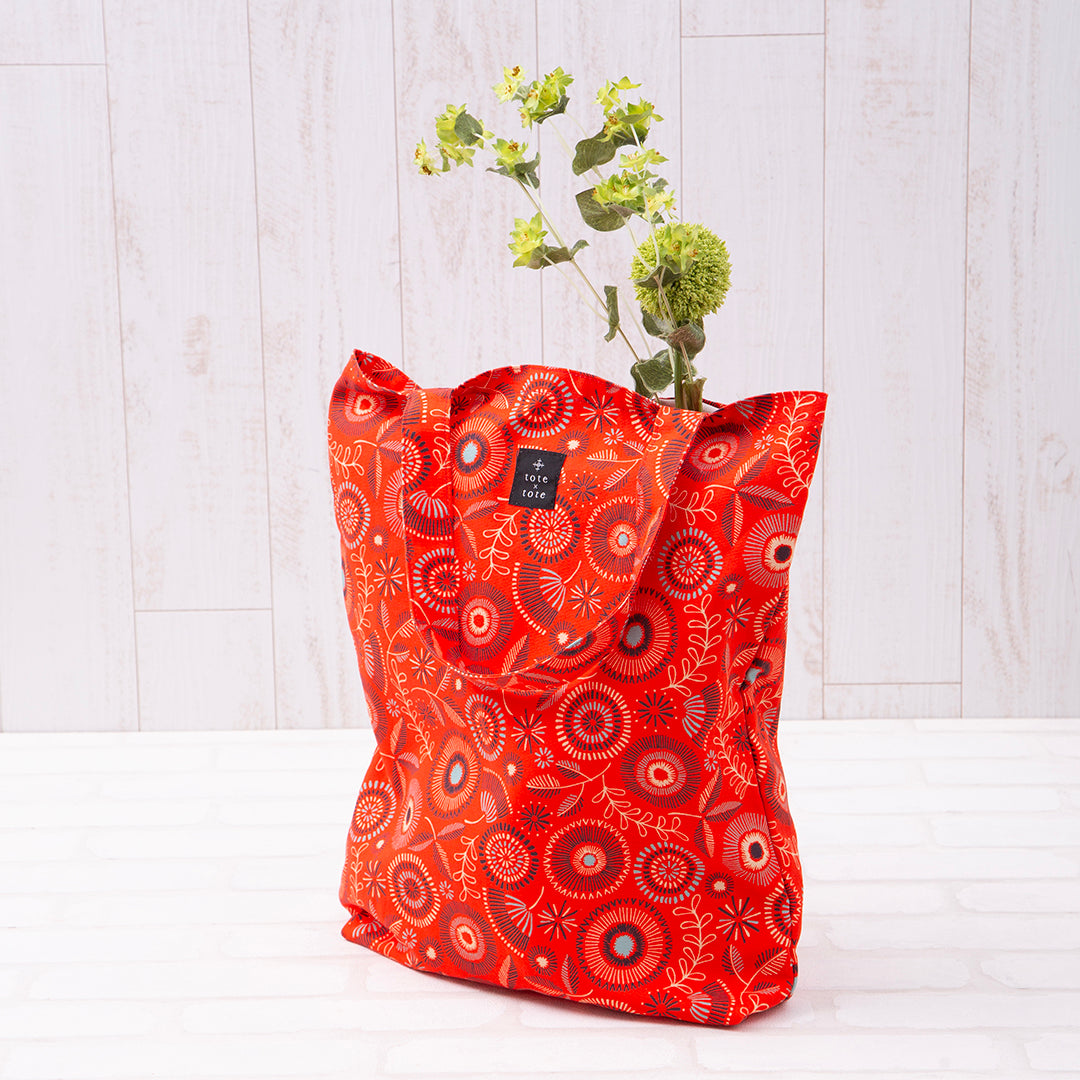 トートバッグ（retoro flower June）